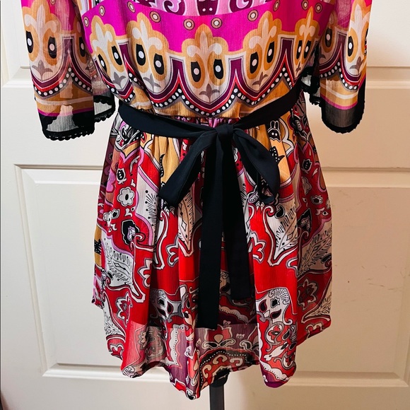 Chiffon Multi Color Top - Picture 3 of 9